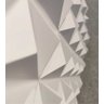 Placa Pianel PVC Triângulos 3d Revestimento de Parede Decorativa 50cm - 2