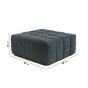 Ver imagem 3 de Puff Modular de Espuma Easybox Cabecasa Madeiraoriginals Cotelê Verde Escuro