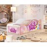 Cama Infantil Princesas Meninas com Colchão Moveis House Berços Cama PrincesaRosa - 2