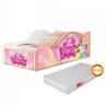 Cama Infantil Princesas Meninas com Colchão Moveis House Berços Cama PrincesaRosa - 1