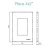 Conjunto 4x2 Linha Marrom Sleek Alto Brilho Margirius 4x2" 1 Interruptor Simples + 1 Interruptor Par - 3