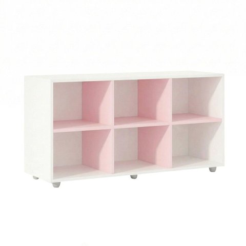 Nicho Organizador 6 Nichos Branco/rosa - Movelbras