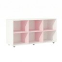 Ver imagem 1 de Nicho Organizador 6 Nichos Branco/rosa - Movelbras