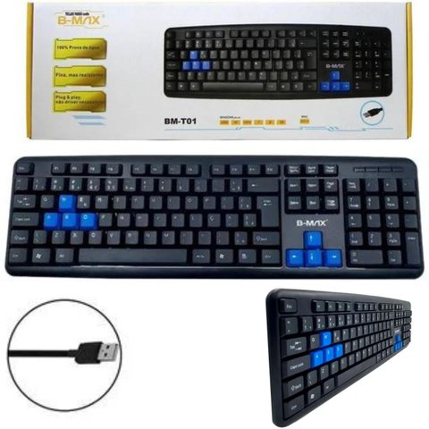 Teclado Padrão Usb B-max Bm-t01