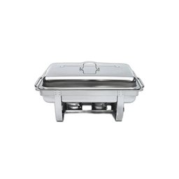 Rechaud Rm Retangular em Aço Inox Banho com 3 Cubas e Fogareiro 11 L Buffet - 5