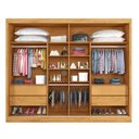 Ver imagem 3 de Roupeiro Verona Plus 1 Porta com Espelho Mdf - Mademarcs