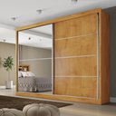 Ver imagem 2 de Roupeiro Verona Plus 1 Porta com Espelho Mdf - Mademarcs