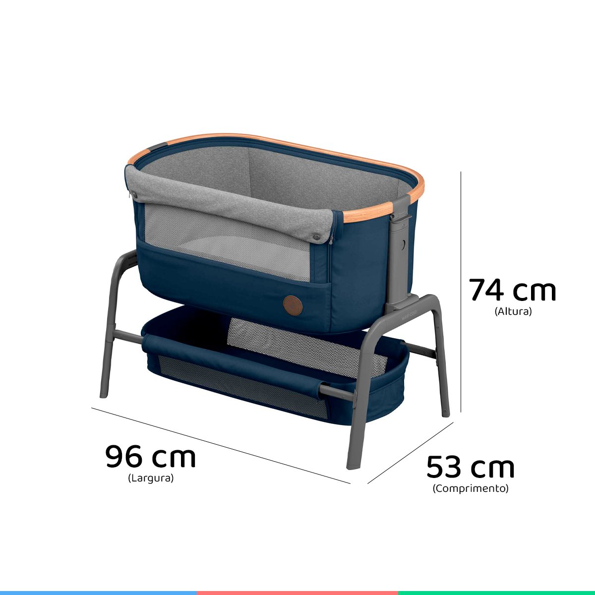 Berço de Bebê Portátil Iora 2 em 1 Cosleeper Maxi Cosi De 0 a 9kg