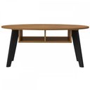 Ver imagem 3 de Mesa de Centro Diva 2 Nichos Pinho/Preto - Artely