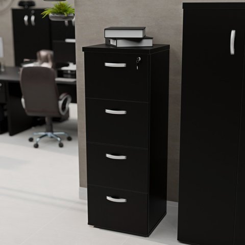 Gaveteiro Arquivo Escritório 4 Gavetas Pasta Suspensa