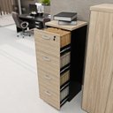 Ver imagem 2 de Gaveteiro Arquivo Escritório 4 Gavetas Pasta Suspensa