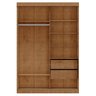 Guarda Roupa 2 Portas Correr Madeira Maciça - 2