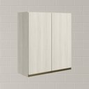 Ver imagem 3 de Armario Aereo 2 Portas Mdf 60 Cm Kali 12205 Bianco Toq Bianco Toq Nicioli