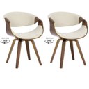 Ver imagem 1 de Kit com 2 Cadeiras Nicole Giratória para Sala de Jantar