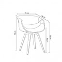 Ver imagem 5 de Kit com 2 Cadeiras Nicole Giratória para Sala de Jantar