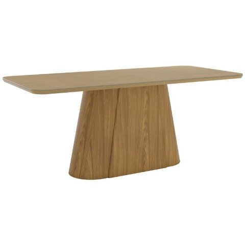 Mesa de Jantar 8 Lugares 200cm com Vidro Valt Nature H02 - Mpozenato