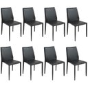 Ver imagem 1 de Kit com 8 Cadeiras de Jantar Amanda Pvc