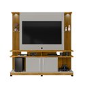 Ver imagem 3 de Estante Home para TV até 60 Polegadas  com Led e Prateleiras de Vidro York