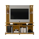 Ver imagem 7 de Estante Home para TV até 60 Polegadas  com Led e Prateleiras de Vidro York