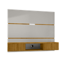 Ver imagem 7 de Painel para TV até 65 Polegadas 160CMX136CM 2 Portas Âmbar Bege