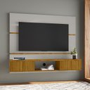 Ver imagem 1 de Painel para TV até 65 Polegadas 160CMX136CM 2 Portas Âmbar Bege