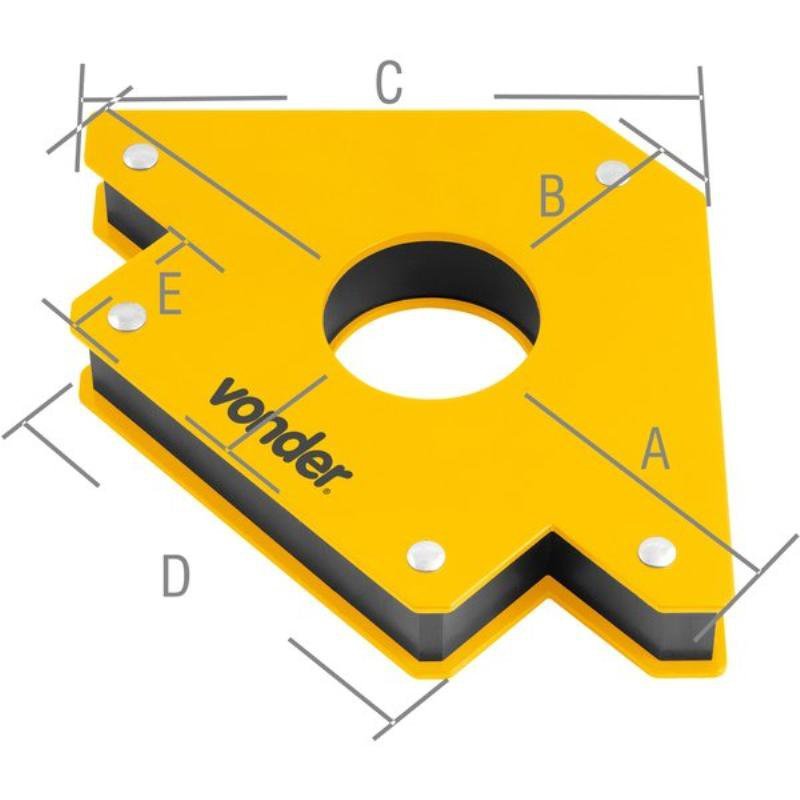 Esquadro Magnético para Soldador 30 KG VONDER - 2