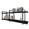 Prateleira Industrial para Banheiro - Organizador Preto - Suspensa - 3