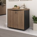 Ver imagem 2 de Armário Multiuso para Escritório Baixo com Chave 2 Portas Y37