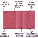Ver imagem 6 de Jogo de Toalhas Gigante Itália Soft 2 Banhão + 2 Rosto + 2 Tapete Luxo 100% Algodão Rosê