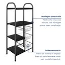 Ver mais imagens de Fruteira para Cozinha Camila Fruteira em Aço com 3 Cestos