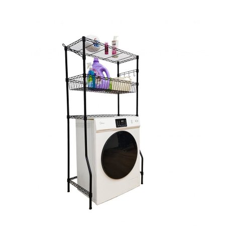 Rack Lavanderia Maquina de Lavar Organizadora 3 Prateleiras
