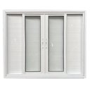 Ver imagem 3 de Janela Veneziana Lambril 6 Folhas Linha Veneza 100x150 Branco Esquadrias Bergamo