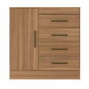Ver imagem 1 de Cômoda 4 Gavetas Montevideu 4290 Amendola Touch Demóbile