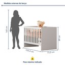 Ver imagem 5 de Berço com Regulagem de Altura Soft Americano Tigus Baby