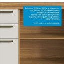 Ver imagem 7 de Cozinha Compacta 100% Mdf 2 Peças 4 Portas 3 Gavetas e Vidro 120cm Vicenza Espresso Móveis