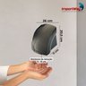Secador de Mãos Automático 12 M/s Elétrico 1500w Sensor para Banheiro Preto Importway Iwsma-12 Pt - 2
