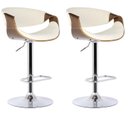 Ver imagem 1 de Kit 2 Banquetas para Cozinha Giratórias Base Disco com Apoio Nicole