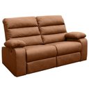 Ver imagem 1 de Poltrona do Papai Reclinável Cinema 2 Lugares 170cm Manila K01 Couríssimo Camel - Lyam Decor