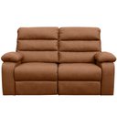 Ver imagem 3 de Poltrona do Papai Reclinável Cinema 2 Lugares 170cm Manila K01 Couríssimo Camel - Lyam Decor