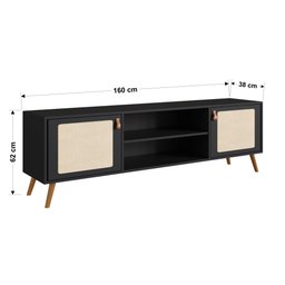 Rack para Sala de Estar Viena 160cm - 3