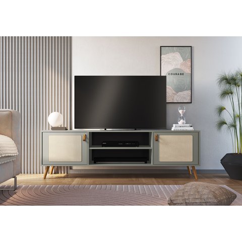 Rack 180cm Sala de Estar Viena Verde
