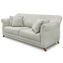 Ver imagem 1 de Sofa 2 Lugares Retro Polo 180cm com Almofada Veludo 2223 Ezz 2223