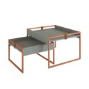 Ver imagem 2 de Conjunto Mesa Centro Columbia 63cm X 57cm X 40cm