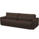 Ver imagem 6 de Sofá Retrátil Reclinável para Sala de Estar Living 270cm Sevilha F04 Veludo Marrom - Lyam Decor