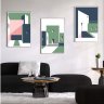 Kit com 3 Quadros em Lona Arquitetura 40x60cm - 1