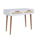 Ver imagem 3 de Penteadeira 2 Gaveta Retrô 100cm X 53,6cm X 77cm