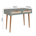 Ver imagem 4 de Penteadeira 2 Gaveta Retrô 100cm X 63,6cm X 77cm