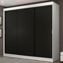 Ver imagem 1 de Guarda-roupa Casal Madesa Kansas 3 Portas de Correr 3 Gavetas