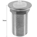 Ver imagem 2 de Válvula Ralo Tanque e Lavatório Cuba 1.1/4" com Tampa Cromada | Astra