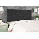 Ver imagem 2 de Cabeceira Camboriu Preto Estofada para Cama Box Casal King Size 195cm Quarto Luxo Jbe Móveis